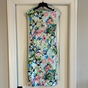 Zara Woman Floral Sheath Dress